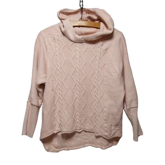 Neon Buddha Cable Knit Sweater Hoodie Sz‎ PS Cotton Oversized - Picture 1 of 8
